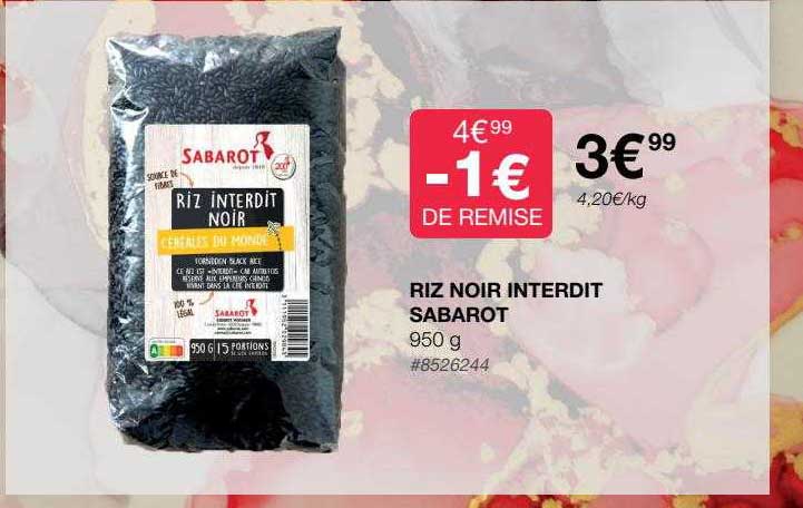 riz noir interdit sabarot