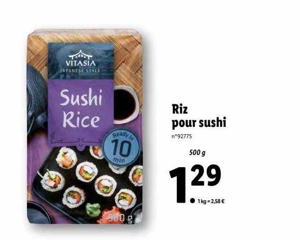 riz pour sushi vitasia