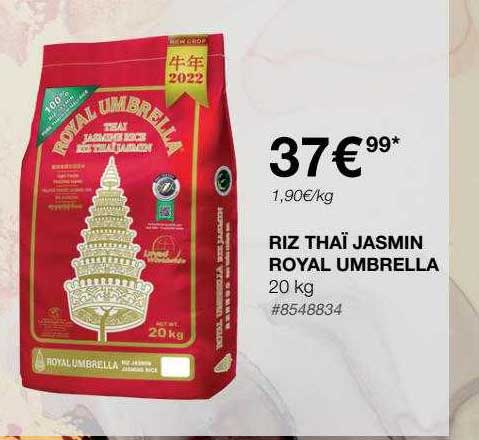 Riz Thaï Jasmin Royal Umbrella