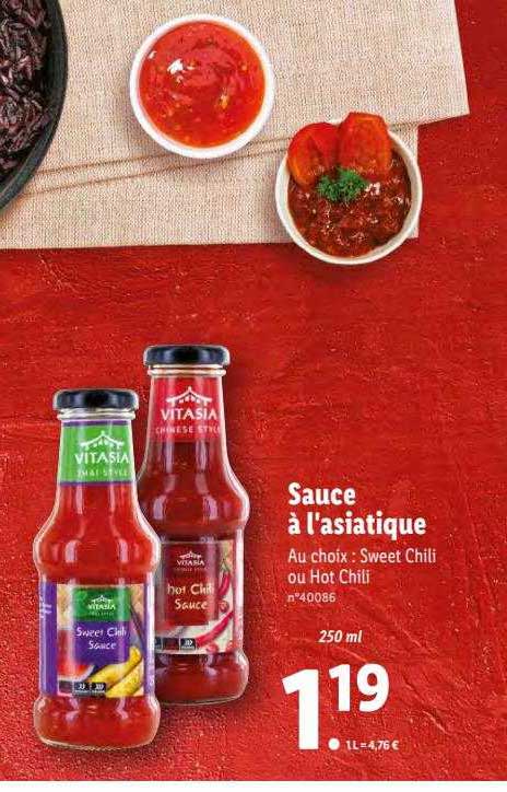 sauce à l'asiatique vitasia
