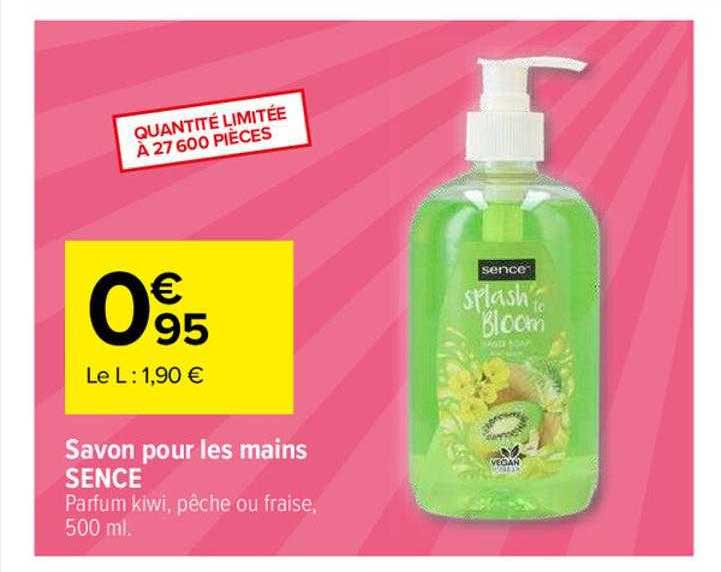 savon pour les mains sence