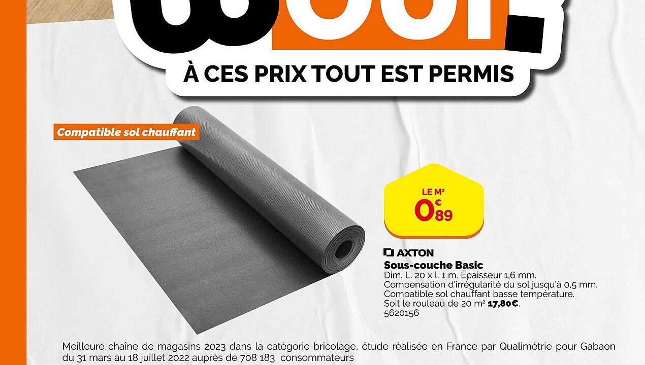sous-couche basic axton