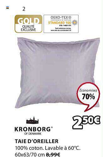 taie d'oreiller kronborg