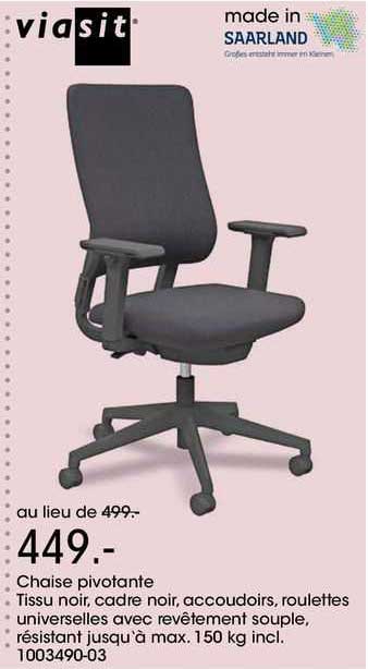 Chaise Pivotante Viasit