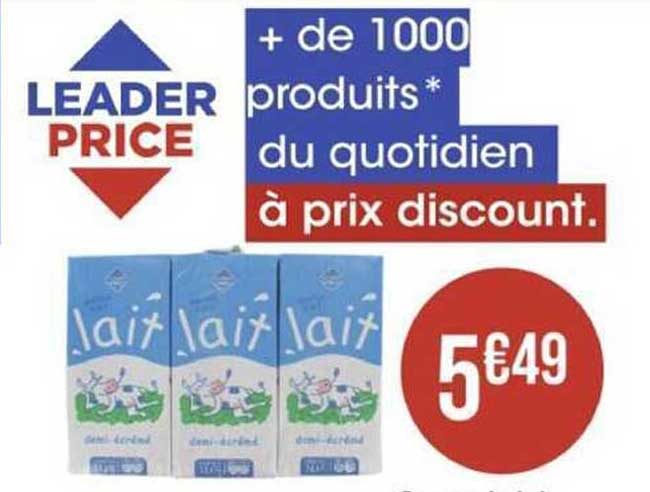 lait leader price