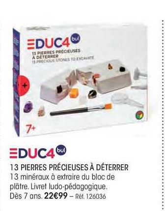 13 pierres précieuses à déterrer educ4 bul