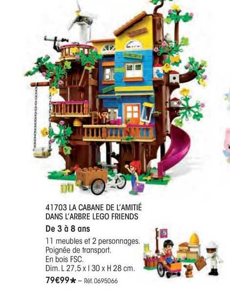41703 la cabane de l'amitié dans l'arbre légo friends
