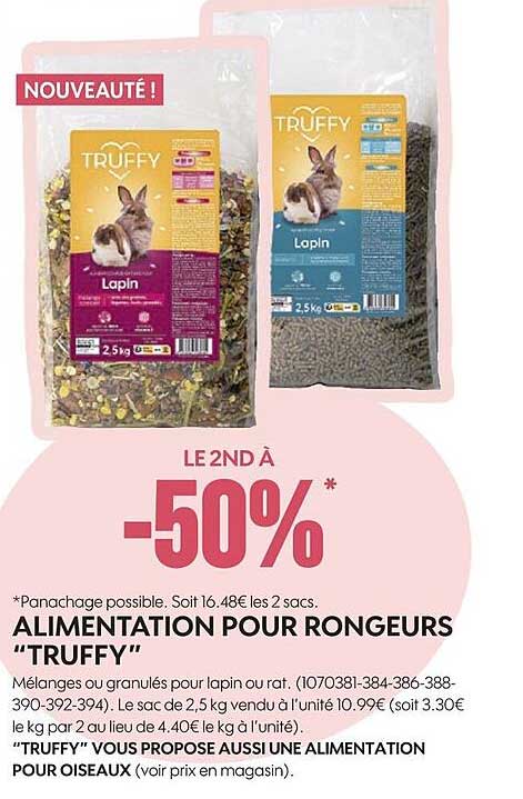 Alimentation Pour Rongeurs "truffy"