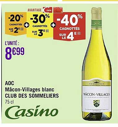 aoc mâcon-villages blanc club des sommeliers