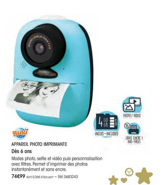 appareil photo imprimante bukï
