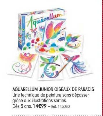 Aquarellum Junior Oiseaux De Paradis