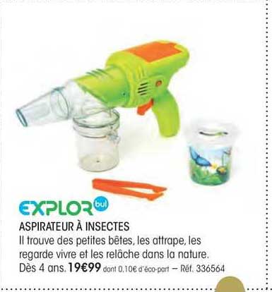 aspirateur à insectes explor bul