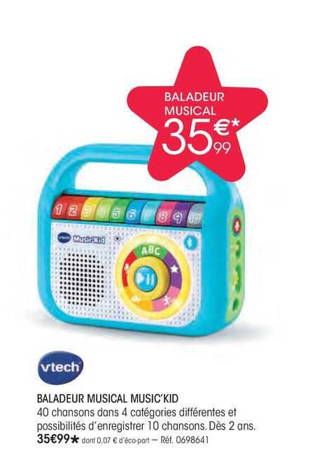 Baladeur Musical Music'kid