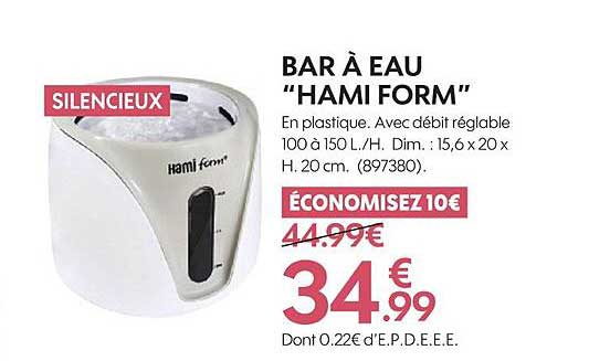 bar à eau "hami form"