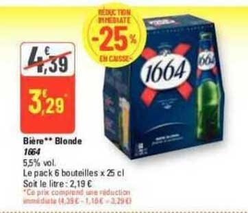 Bière Blonde 1664