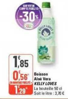 boisson aloé vera kelly loves