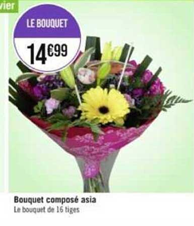 bouquet composé asia