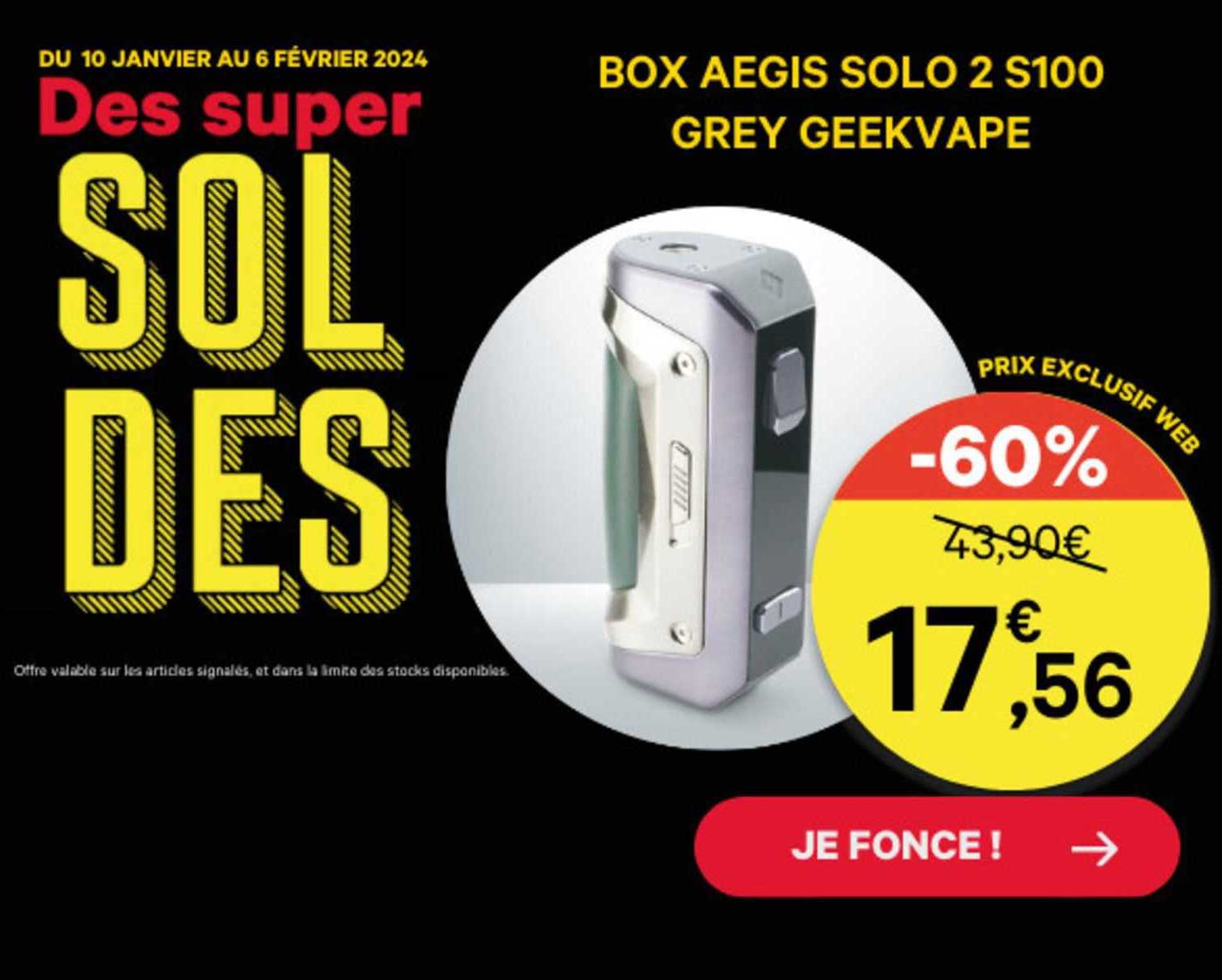 box aegis solo 2 s100 grey geekvape