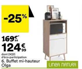 buffet mi-hauteur olga linea natura