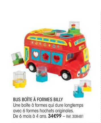 Bus Boîte à Formes Billy