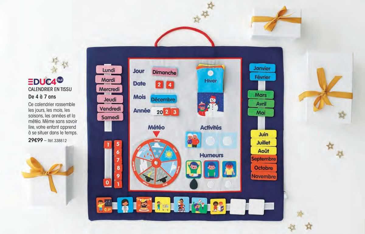 calendrier en tissu educ4