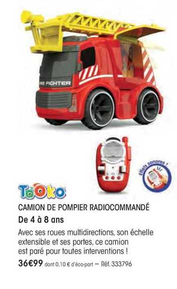 Camion De Pompier Radiocommandé Tooko