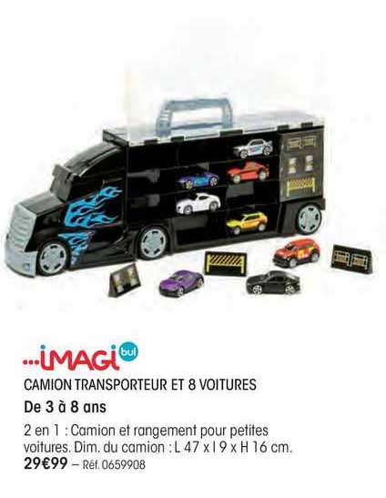 camion transporteur et 8 voitures imagi bul
