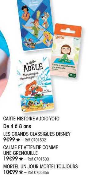 carte histoire audio yoto