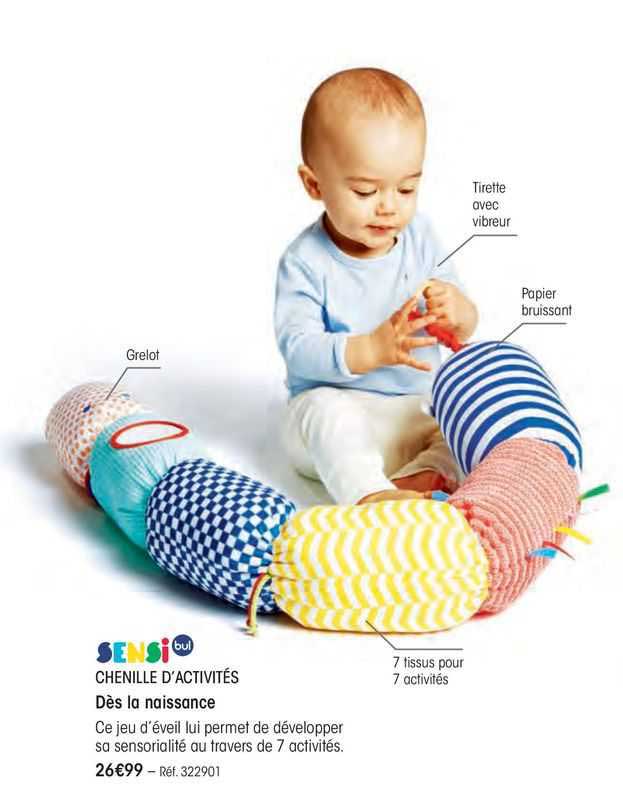 chenille d'activités sensi bul