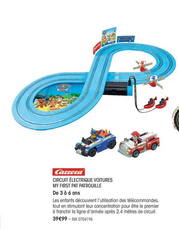 circuit electrique voitures my first pat patroullie