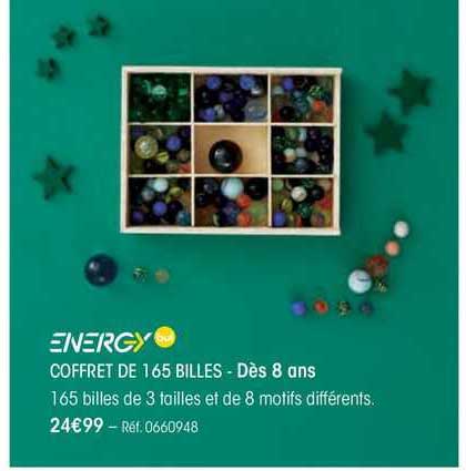 coffret de 165 billes energy bul
