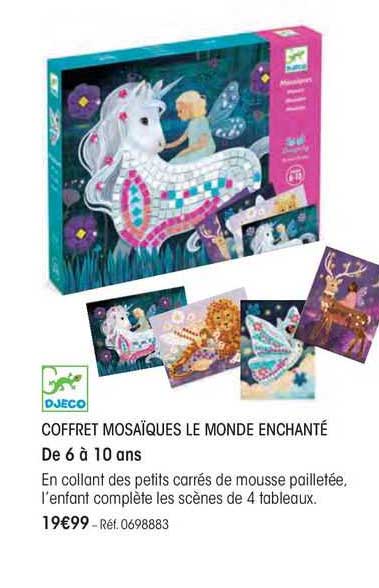 coffret mosaïques le monde enchanté djeco