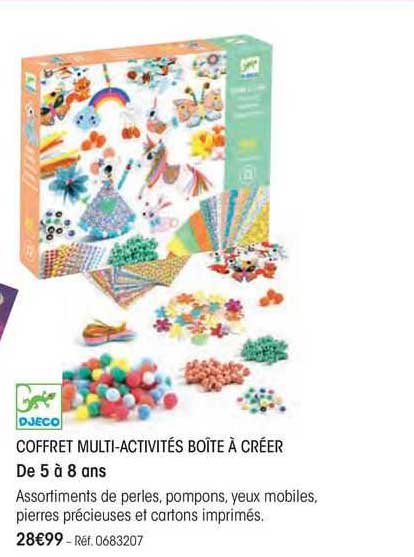 coffret multi-activités boîte à créer djeco