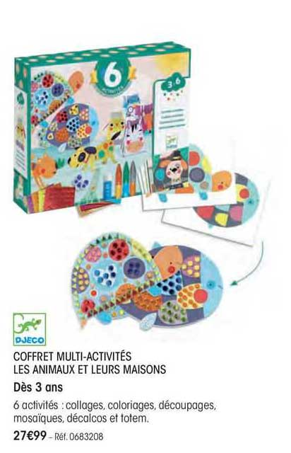 coffret multi-activites les animaux et leurs maisons