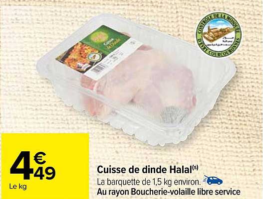 Cuisse De Dinde Halal