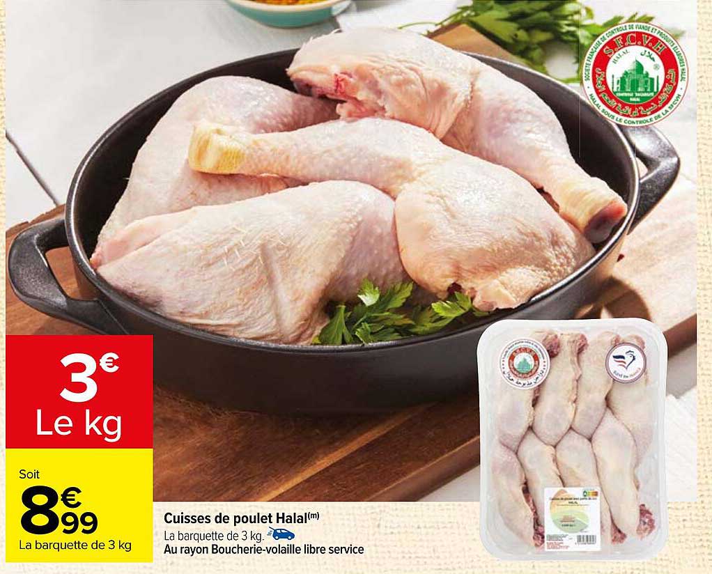 Cuisses De Poulet Halal