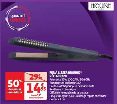 fer à lisser biguine