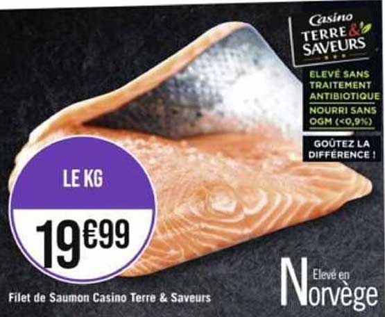 Filet De Saumon Casino Terre & Saveurs