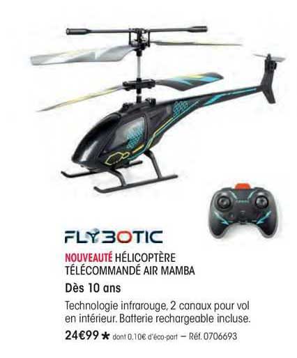 Flybotic Nouveaute Helicoptere Telecommande Air Mamba