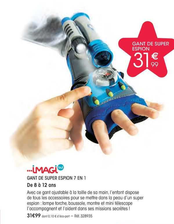 gant de super espion 7 en 1 imagi bul