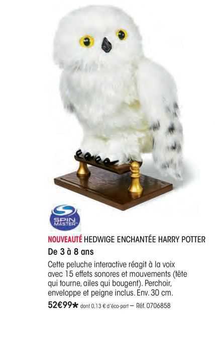 hedwige enchantée harry potter spin master