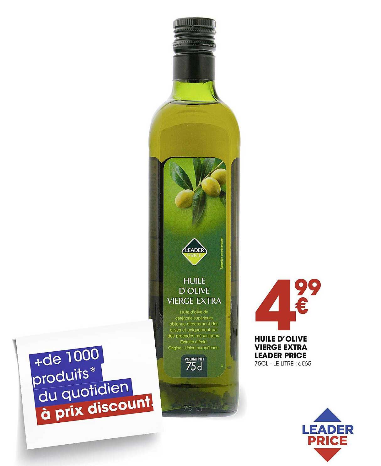huile d'olive vierge extra leader price