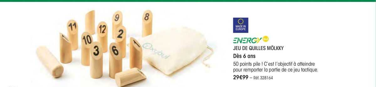 jeu de quilles mölkky energy bul