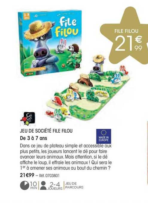 jeu de société file filou