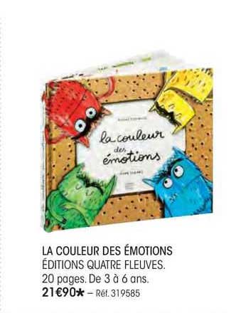 la couleur des émotions édition quatre fleuves