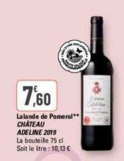lalande de pomerol château adeline 2019