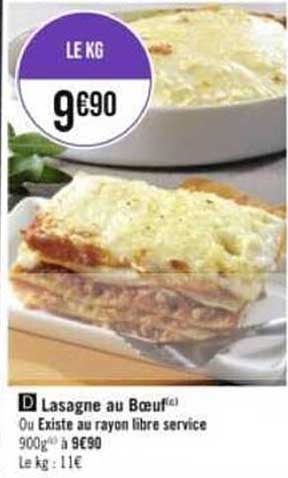 Lasagne Au Bœuf