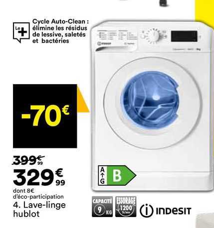 lave-linge hublot indesit