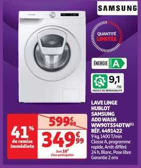 lave linge hublot samsung