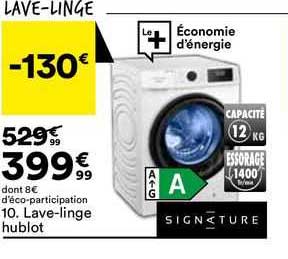 lave-linge hublot signature